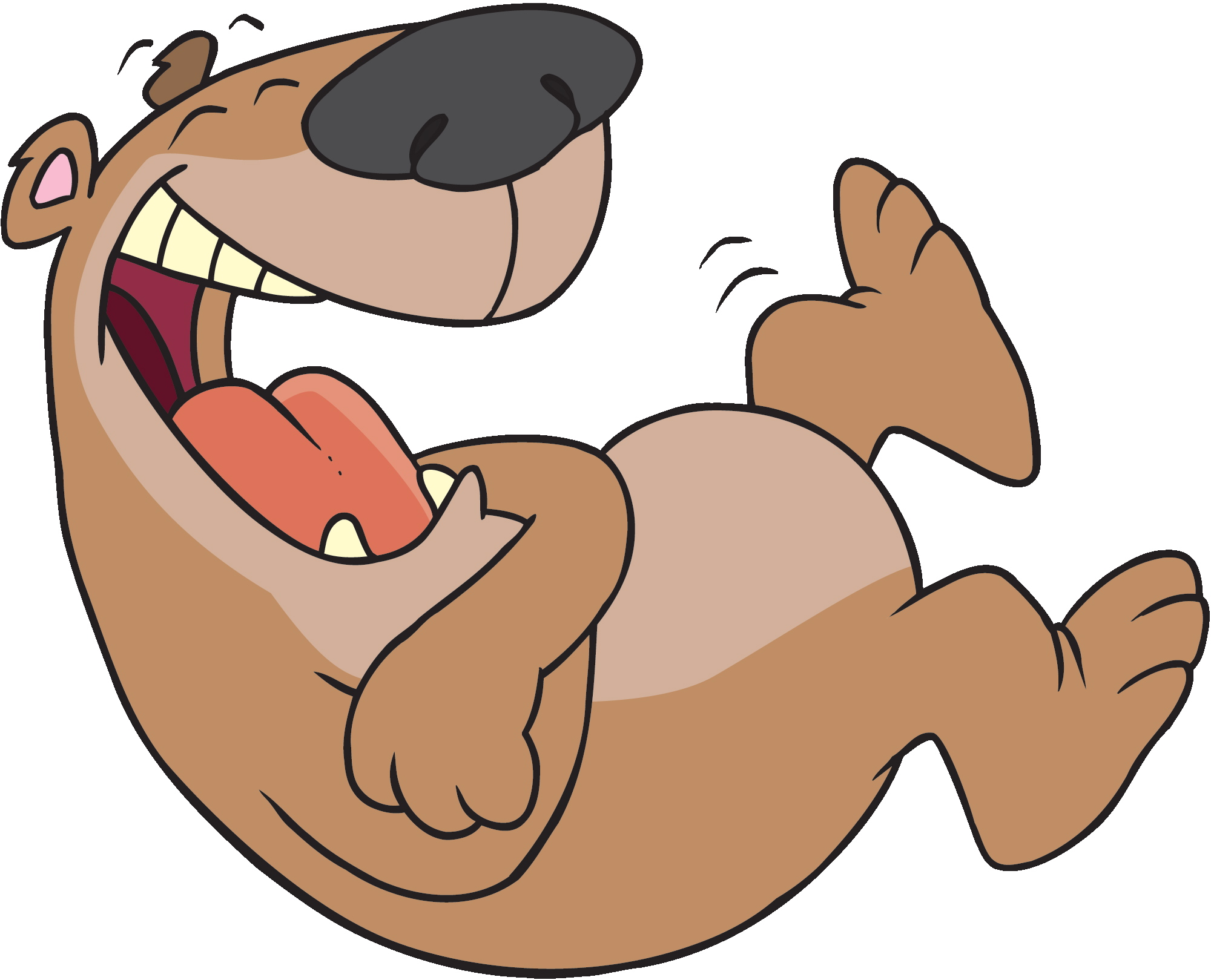 dog laughing clipart - photo #38